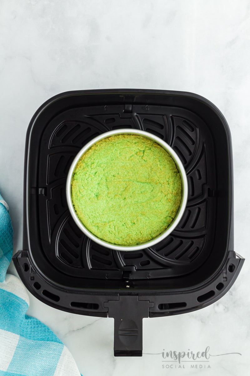 Air Fryer: Green Cookie Cake for St Patrick's Day