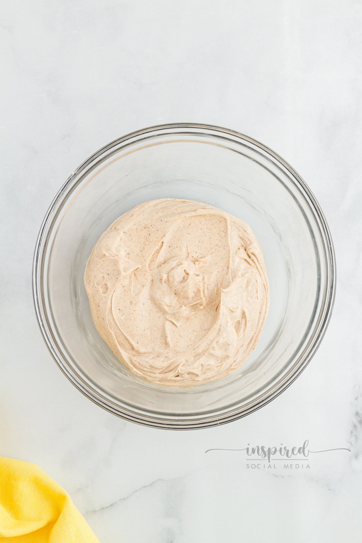 Banana Snack Cake with Cinnamon Sugar Cream Cheese Frosting