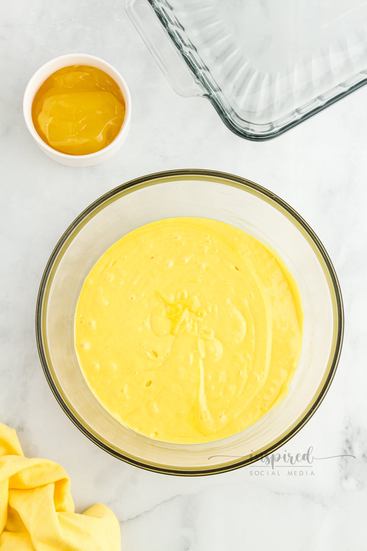 Lemon Poke Snack Cake