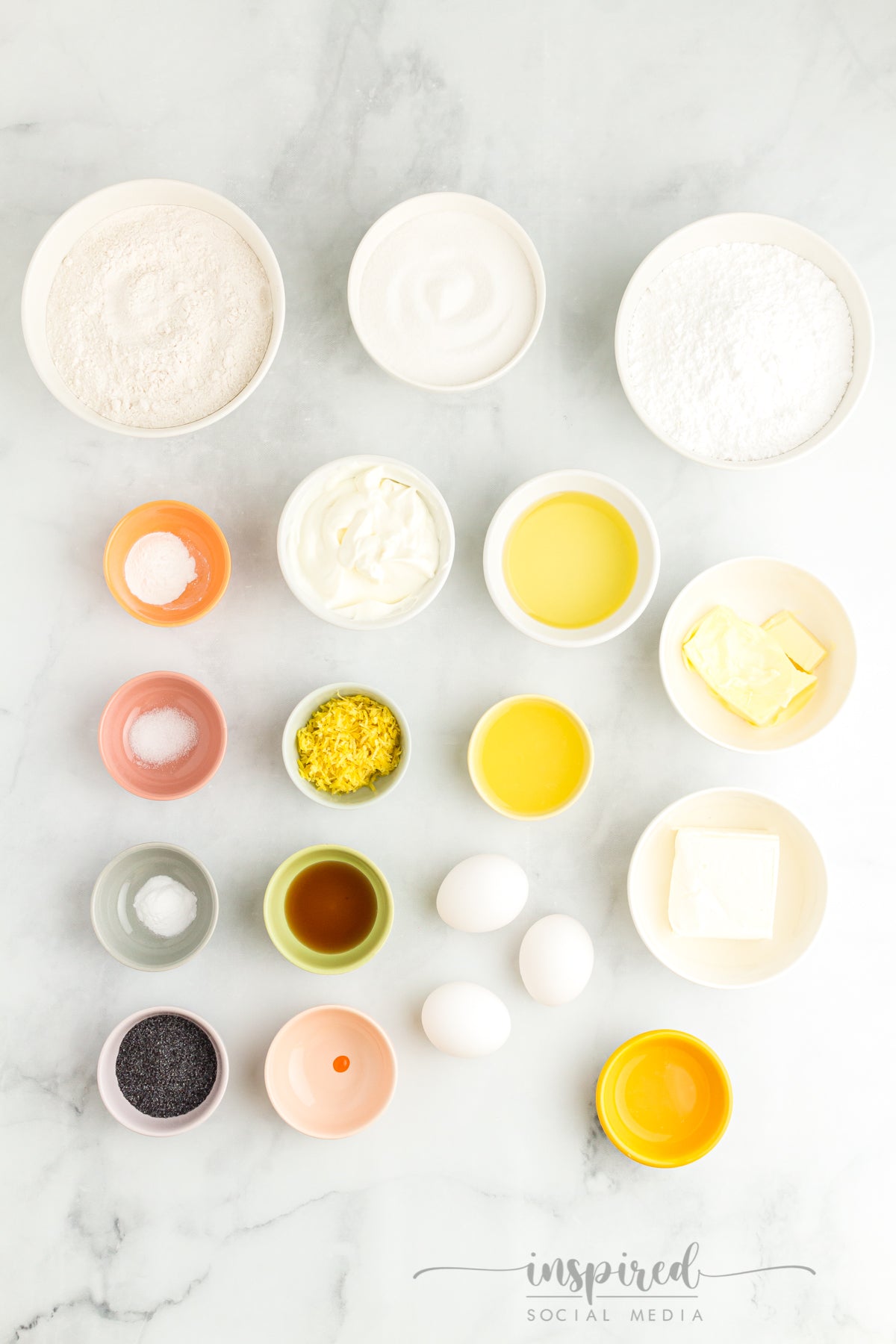 Lemon Poppy Seed Snack Cake with Cream Cheese Frosting