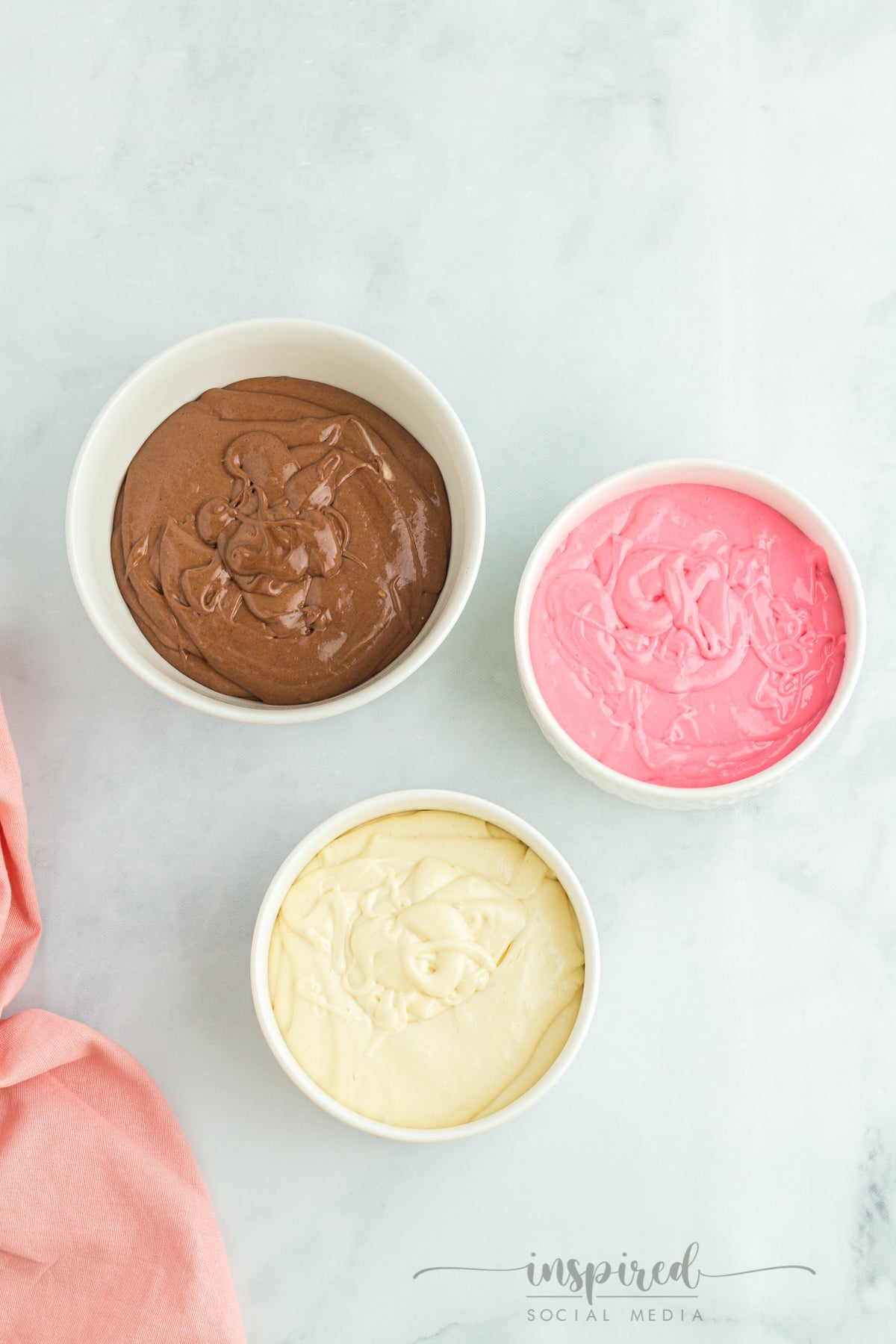 Neapolitan Cake (made with boxed cake mix) – Inspired Social Media